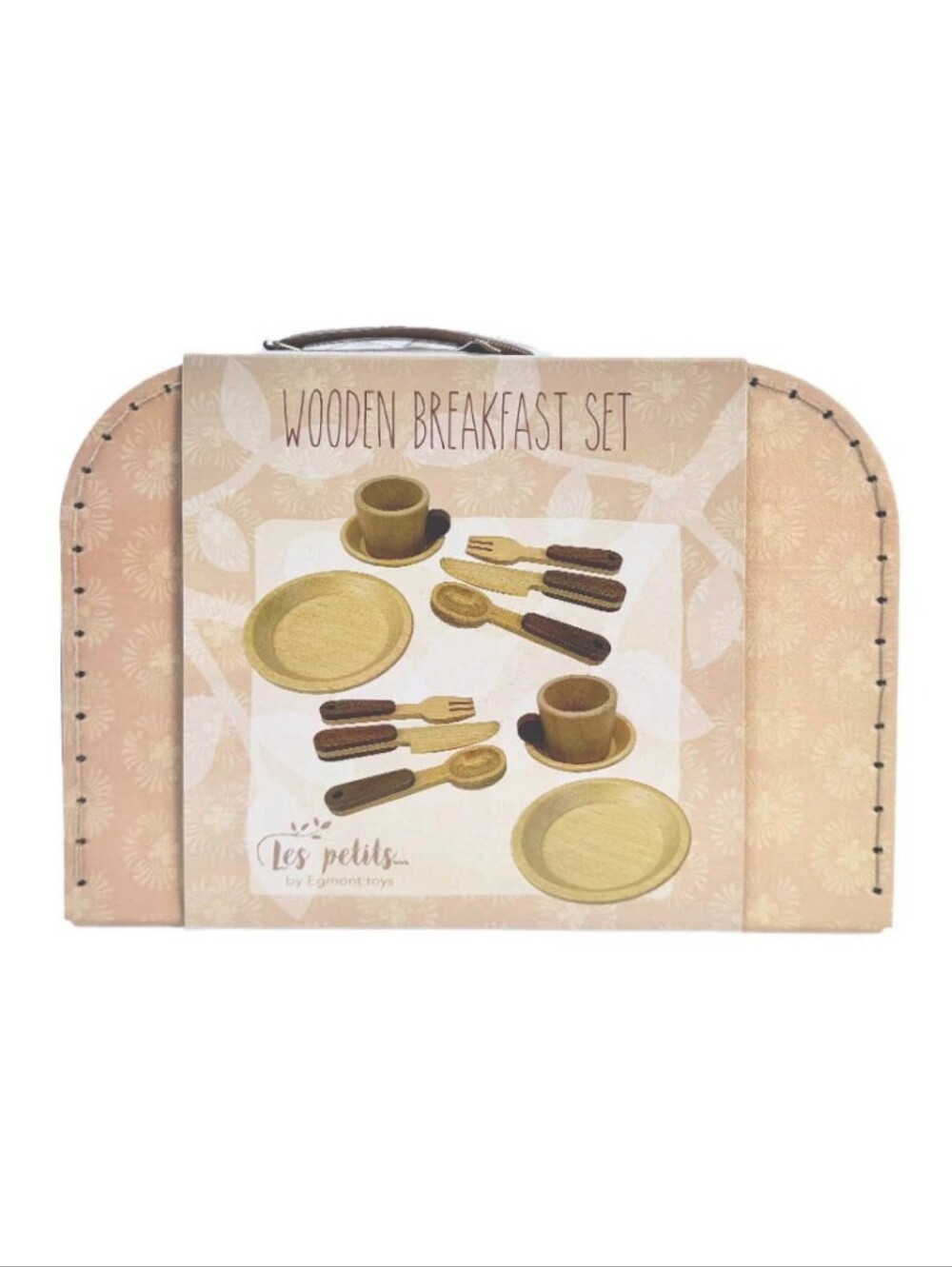 Egmont Toys Wooden Breakfast Playset - Natural & Brown
